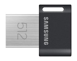 MUF-512AB/APC - Pendrive Samsung Fit Plus 512Gb USB-A 3.0 Lectura 400 Mb/s Negro/Acero Inoxidable (MUF-512AB/APC)