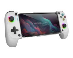 MGPXW - GamePad Mars Gaming RGB Nen Bluetooth Multiplataforma Blanco (MGPXW)