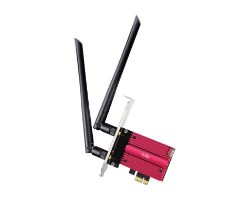 WE3000S - Tarjeta de Red CUDY AX5400 WiFi 6E TriBand Bluetooth 5.2 PCIe (WE3000S)