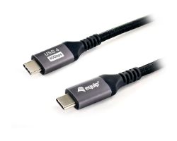 128381 - Cable EQUIP USB-C 4.0/M a USB-C/M 1.2m 240W Negro (128381)