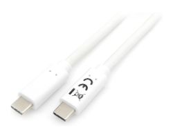 128362 - Cable EQUIP USB-C/M a USB-C/M 2m Blanco (128362)