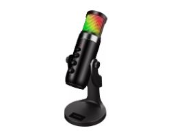 130487 - Micrfono EgoGear SLI50 RGB Streaming Premium 3.5mm Negro (130487)