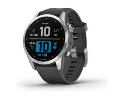 010-02539-01 - Smartwatch Garmin Fenix 7S Standard Edition 42mm Plata/Gris (010-02539-01)