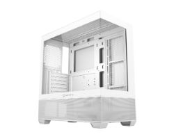 UK121802 - Caja Gaming UNYKA Revelat Ventana Lateral de Cristal Templado 2xUSB-A 3.0 1xUSB-C 3.1 ATX ITX mATX Blanca (UK121802)