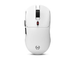 NXKROMKLEVERWH - Ratn Gaming KROM Clever ptico Diestro RF 10000dpi 6 Botones Blanco (NXKROMKLEVERWH)