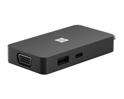 1E4-00003 - Hub Microsoft Travel USB-C a USB-A 3.1 USB-C 3.0 VGA HDMI RJ45 GbE Negro (1E4-00003)