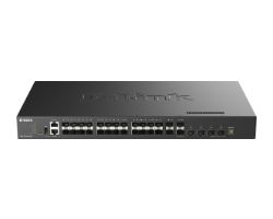 DXS-3410-32SY/E - Switch D-Link 28p 10GbE 4xSFP28 1xUSB 2.0 Gestionado Rack 1U Negro (DXS-3410-32SY/E)