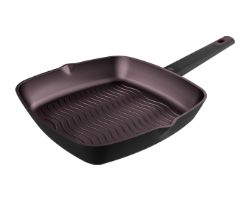 03118 - Grill CECOTEC Dimetro 28cm Aluminio Fundido Revestimiento Teflon Apto para Lavavajillas Todo Tipo de Cocinas (03118)