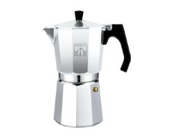 01670 - Cafetera Italiana CECOTEC Mokclassic 300 Shiny Moka Aluminio Fundido 3 Tazas de Caf (01670)