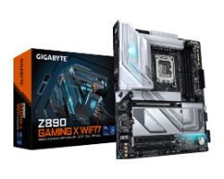 Z890 GAMING X WIFI7 - Placa Base GIGABYTE Z890 GAMING X WIFI7: (1851) 4DDR5 M.2 SATA3 PCIe 4xUSB 2.0 3xUSB-A 3.0 2xUSB-A 3.1 2xDP 1xHDMI 1xRJ45 7.1 ATX WiFi 7 Bluetooth 5.4 Ethernet 2.5GbE