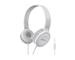 RP-HF100ME-W - Auriculares Panasonic Supra-Aurales Binaurales Plegables Micrfono Integrado 3.5mm Blancos (RP-HF100ME-W)