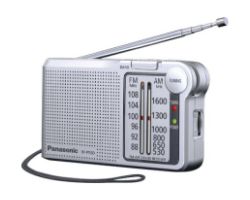 RF-P150DEGS - Radio FM Porttil Panasonic Plata (RF-P150DEGS)