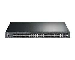 OUT1343 - Switch TP-Link 48xRJ45 4xSFP PoE Rack Negro (TL-SG3452P)(OUT1343). Buen estado. Marcas de uso. Completo. (OUTLET)