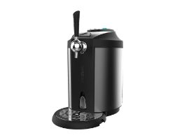 A01_EU01_100009 - Grifo Dispensador CECOTEC BeerFlow Steel 5000, de cerveza, con acabados de acero inoxidable de 65 W con temperatura ajustable de 2C a 12C, compatible con barriles universales presurizados y no presurizados de 5L, (A01_EU01_100009)