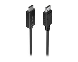 A125-0893 - Conversor AISENS Cable DP/M a HDMI/M 4K@60Hz 1.5m Negro (A125-0893)