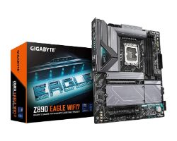 9MZ89EG7-00-10 - Placa base GIGABYTE Z890 EAGLE WIFI7: (1851) 4DDR5 M.2 SATA3 PCIe USB 2.0 USB-A 3.0/3.1 Thunderbolt DP HDMI RJ45 ATX WiFi 7 Bluetooth 5.4