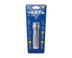 15638101421 - Linterna Varta Luz UV LED LR03/AAA Plata (15638101421)