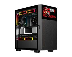 NXHUMMERBIOS - Caja NOX Hummer LCD 8? USB-C ATX ITX mATX Negra (NXHUMMERBIOS)