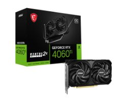 912-V512-001 - Tarjeta Grfica MSI Nvidia GeForce RTX 4060 Ti 8G Ventus 2X 8Gb GDDR6 3xDP 1.4a 1xHDMI 2.1a PCIe 4.0 HDCP OpenGL 4.6 (912-V512-001)