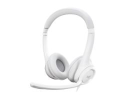 981-001286 - Auriculares+Micrfono LOGITECH H390 Binaurales USB-A Cable 1.9m Blancos (981-001286)