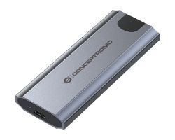 DANTE05G - Carcasa disco duro CONCEPTRONIC SSD M.2 NVMe USB-C 3.1 Gris (DANTE05G)