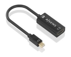 A125-0904 - Cable AISENS Mini DP/M a HDMI/H 15cm Negro (A125-0904)