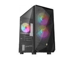 NF-CS-DYS-B - Caja Gaming Nfortec Ventana Lateral de Cristal Templado 2xUSB 2.0 1xUSB 3.0 mATX ITX Negra (NF-CS-DYS-B)