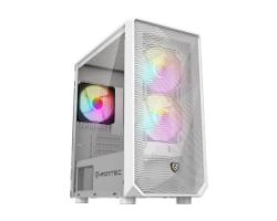 NF-CS-DYS-W - Caja Nfortec Dys Ventana Lateral de Cristal Templado RGB 2xUSB 2.0 1xUSB-A 3.0 mATX ITX Blanca (NF-CS-DYS-W)