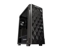 NF-CS-AZIR-B - Caja Gaming Nfortec Azir Ventana Lateral de Cristal Templado 2xUSB 2.0 1xUSB 3-0 ATX mATX ITX Negra (NF-CS-AZIR-B)