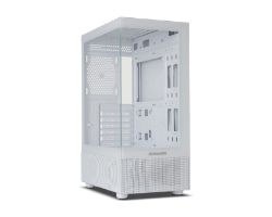 OUT2811 - Caja PC Nox Hummer ARGB ATX mATX Blanca (NXHUMMERVSNWH) (OUT2811). Buen estado. Defecto en pata delantera izquierda y lateral. Completa. (OUTLET)