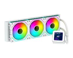AB336012 - Refrigeracin Lquida CPU Abysm Oceanic Multisocket LCD 3x120mm Blanca (AB336012)