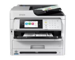 C11CK76401 - Impresora Multifuncin Epson WF-M5899DWF Pantalla A4 B/N ADF USB WiFi 5 Ethernet GbE Fax Dplex Negra/Blanca (C11CK76401)