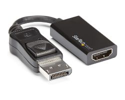 DP2HD4K60S - Adaptador Conversor StarTech DP/M a HDMI/H 4K 60Hz Negro (DP2HD4K60S)