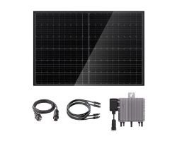 PS0400R - Kit Solar Engel 400W/2A para Barandilla/Suelo/Jardn 1 Placa Rgida + Microinversor (PS0400R)