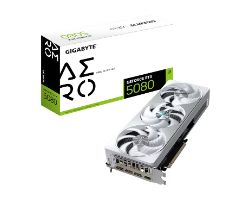 9VN5080AO-00-G10 - Tarjeta Gráfica GIGABYTE Nvidia GeForce RTX 5080 AERO OC SFF 16Gb GDDR7 3xDP 1xHDMI PCIe 5.0 OpenGL 4.6 DirectX 12.0 (9VN5080AO-00-G10)
