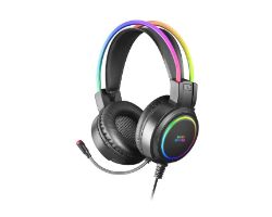 OUT3830 - Auriculares+Micrfono Mars Gaming 3.5mm Negros (MHRGB) (OUT3830). Buen estado. Desprecintados. (OUTLET)