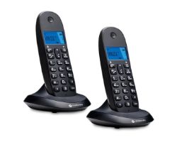 107C1002CB+ - Telfono Inalmbrico Motorola C1002CB+ LCD DECT Digital Pack Duo Negro (107C1002CB+)