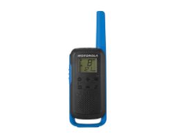 B6P00811LDRMAW - Walkie Talkie Motorola T62 LCD 16 Canales mUSB 8000m Negro/Azul (59T62BLUEPACK)