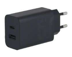SJMC502 - Cargador de Pared Motorola 50W USB-A/C Negro (SJMC502)