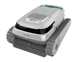 A01_EU01_108205 - Robot limpiapiscinas CECOTEC Conga Pooldroid 5000 TotalClean Pearl, para fondos, paredes y lnea de flotacin Apto para superficies de hasta 100 m2 y pendiente mxima de 90. ScubaDriving Tech, limpieza ordenada. 120 minutos de autonoma.(A01_EU01_108205)