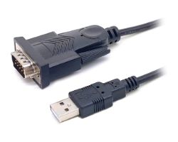 133391 - Cable EQUIP USB-A 2.0 a Serie (DB-9) compatible Windows 7/8/10/11 Linux MacOS 1.5m Negro (133391)