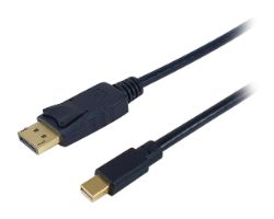 133442 - Cable EQUIP Mini DP/M a DP/M 4K/60Hz 2m Negro (133442)