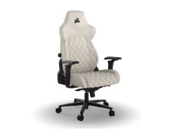 CF-9010067-WW - Silla Gaming CORSAIR TC500 Luxe Frost, confeccionada en tela transpirable Beige, Asiento y respaldo acolchados, Reposabrazos Omniflex, Almohada para el cuello desmontable, Soporte lumbar integrado. (CF-9010067-WW)