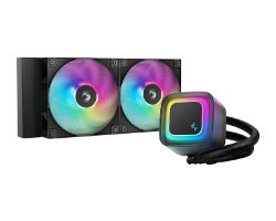 R-LE240-BKAMMC-G-2 - Refrigeracion Lquida DEEPCOOL LE240 V2 LED RGB 2x120mm Negro (R-LE240-BKAMMC-G-2)