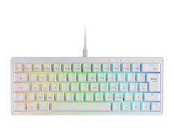 MKMINIPROWYES - Teclado MARS GAMING RGB Chorma, mecnico ultra-compacto, Usb-C, Blanco. (MKMINIPROWYES)