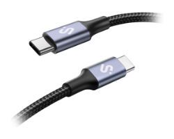 SUBCAB-C10001 - Cable SUBBLIM USB-C 2.0 M/M 1m Negro (SUBCAB-C10001)