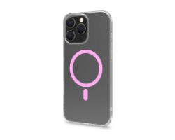 GELSKINMAG1115P - Funda CELLY iPhone 16Pro Max Transparente/rosa. (GELSKINMAG1115P)