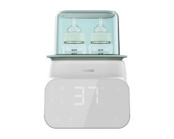 01906 - Calienta biberones CECOTEC Nana BabyCare Double BottleWarmer, doble con pantalla, 4 modos, cestillo para el bibern y libre de BPA. (01906)