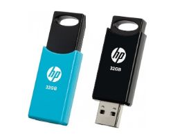 HPFD212-32-TWIN - Pendrive HP V212W 32Gb Usb2.0 2unidades Negro/Azul (HPFD212-32-TWIN)