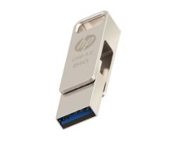 HPFD206C-64 - Pendrive HP X206C 64Gb Usb-A/Usb-C 3.2 Gen2 Metal (HPFD206C-64)